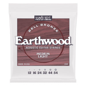 Ernie Ball Earthwood Bell Bronze Medium Light Acoustic Guitar Strings, 12-54