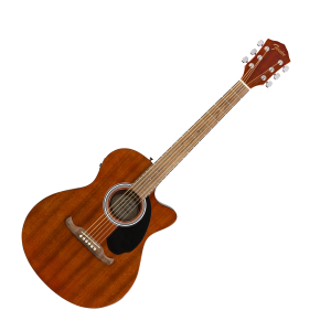 Fender FA-135CE Concert Electro-Acoustic Guitar, Walnut Fingerboard, All Mahogany