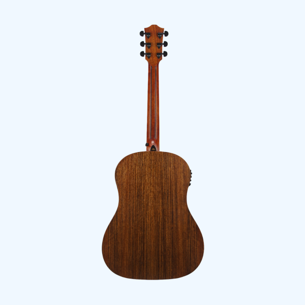 Bromo BAT9ME Tahoma Series Hillside Round-Shouldered Dreadnought Solid Top Electro-Acoustic Guitar, Black