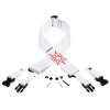 DiMarzio Jim Root #4 ClipLock Guitar Strap, White