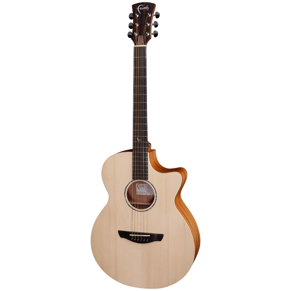 Faith FKV Naked Series Venus All-Solid Electro-Acoustic Guitar, Natural