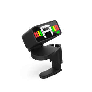 D'Addario USB-C Rechargeable Micro-Headstock Guitar Tuner, Black