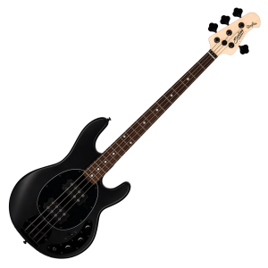 Sterling by Music Man SUB StingRay Ray4 HH Bass Guitar, Stealth Black